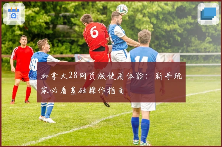 加拿大28网页版使用体验：新手玩家必看基础操作指南